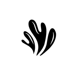 Obraz premium black splash illustration