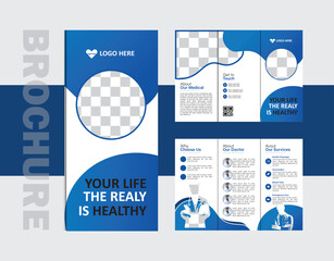 medical brochure design print design