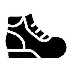 icon shoe sneaker retail silhouette vector
