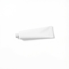 Blank White Tube Mockup Perfect for Skincare, Cosmetic, or Pharmaceutical Product Packaging Designs