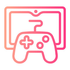 video game gradient icon
