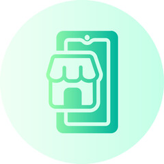 shop gradient icon