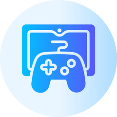 video game gradient icon