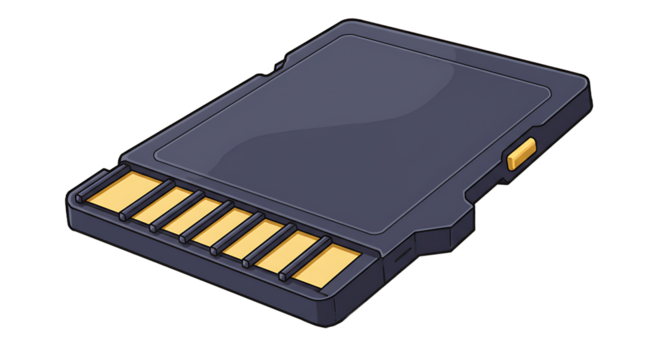 Memory card for electronic device