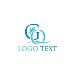 Obraz premium Initial logo design template. Trendy style, vector eps 10
