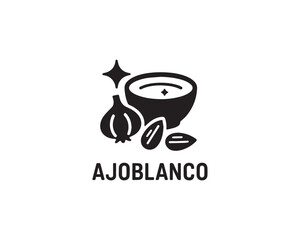 Ajoblanco icon vector design illustration.