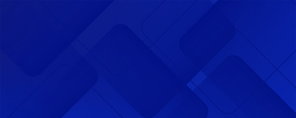 Abstract blue background with glowing geometric lines. Modern blue gradient square shape design. Futuristic technology concept. Suit for brochure, corporate, website, poster, banner, cover modern