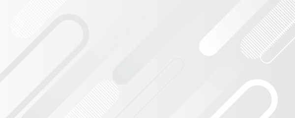 Abstract white background. Minimal geometric white light background abstract design. Suit for booklet, brochure, banner, poster, website, flyer, cover, corporate, backdrop. Vector illustration