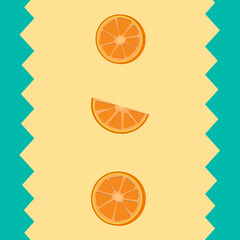 Black ground, backdrop, oranges 