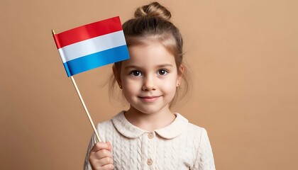 Luxembourg flag for Independence Day national pride concept of independence day