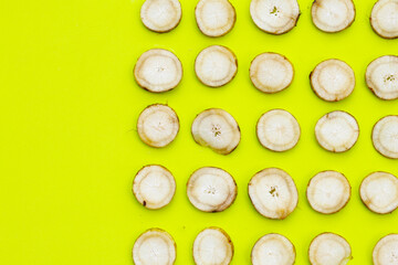 Fresh burdock roots or gobo roots