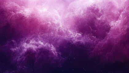 Fototapeta premium A vibrant nebula glows with hues of pink, purple, and white cosmic dust. Use as background for projects needing a dreamy, ethereal, or spacey vibe.