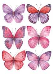 seamless pattern with butterflies