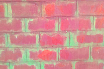 red brick wall