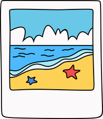 Polaroid Landscape View