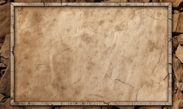 Fototapeta Drewniana tablica, tło z fakturą drewna, rama, rustykalny design