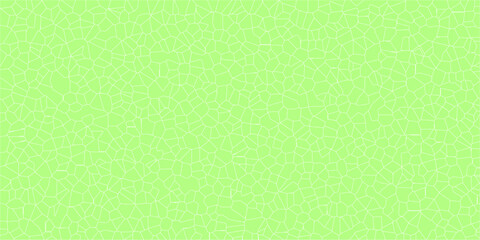 Irregular polygon mosaic with a visually dynamic layout

