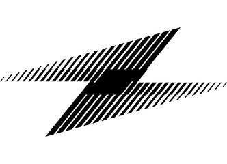 Sharp Vector pattern of black lines on a white background. For advertising layouts, packaging, posters, covers. Striped design element. Sports Vector background.