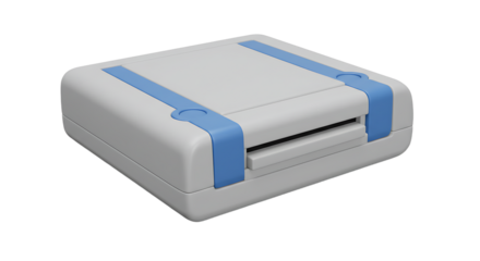 Grey and Blue Printer