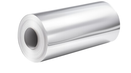 Rolled Aluminum Foil Sheet Metal Industrial Supply on transparent background