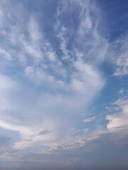 blue sky with clouds