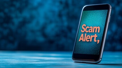 Scan alert notification on mobile phone, ensuring enhanced security and protection
