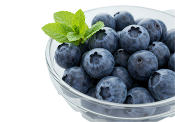 Fresh Blueberries Benefits Recipes  More isolated on transparent background