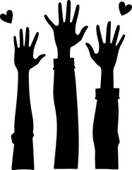 Obraz premium Human Rights Day Global Unity vector