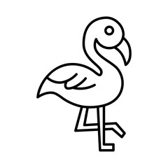 flamingo bird element