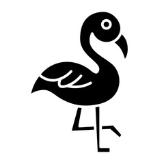 flamingo bird element