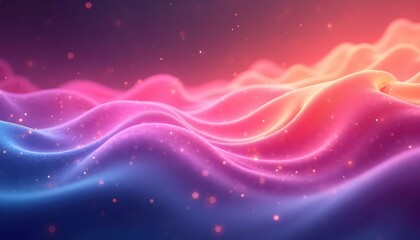 a close up of a colorful background with a sky and stars