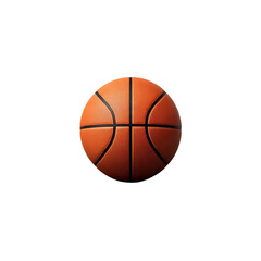 Fototapeta premium orange basketball with a spherical shape