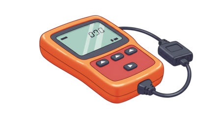 Digital Meter with Buttons and Wire