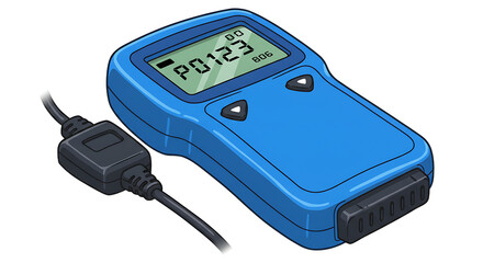 Automotive Diagnostic Scanner with Cable P0123 Code