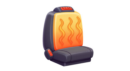 Heated car seat