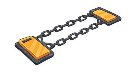 Handcuff with Chains