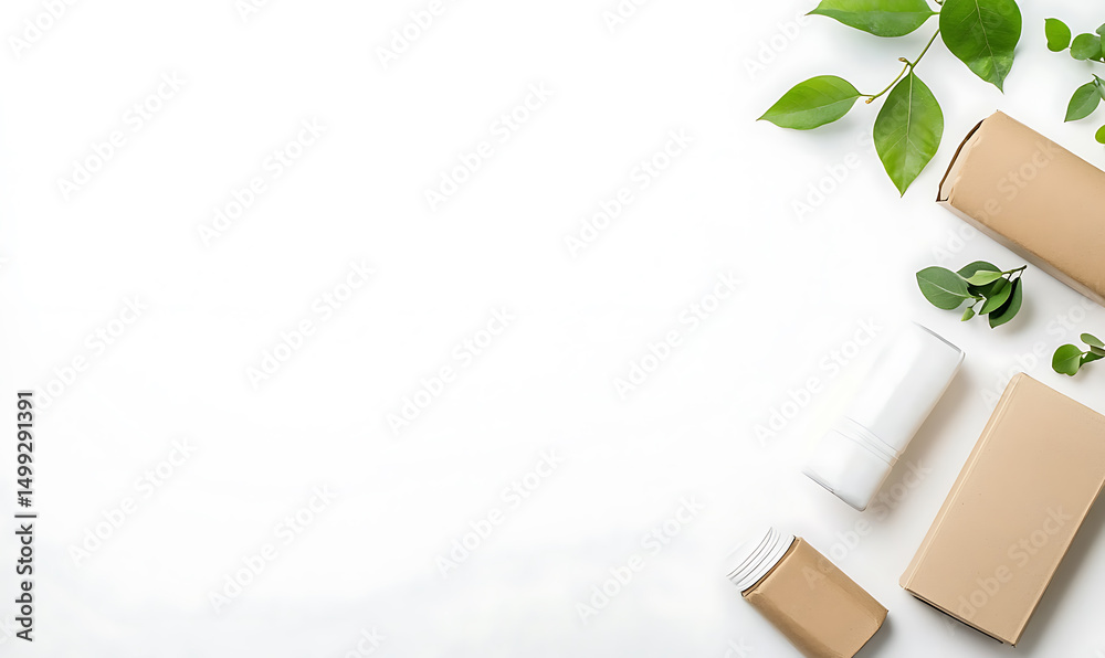 Poster a visual representation of a sustainable lifestyle concept focused on zero waste practices.