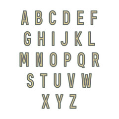 vector alphabet set