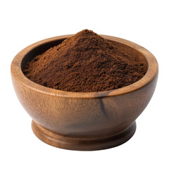 Ground Roasted Coffee in Bowl for Coffee Campaigns
