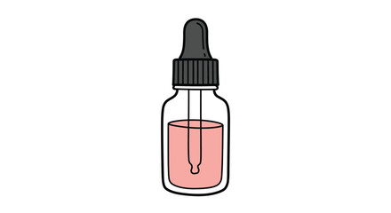 vector illustration of bottle