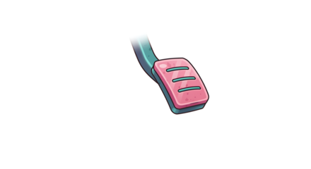 Cartoon Vehicle Pedal