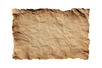 Aged, crumpled parchment texture background