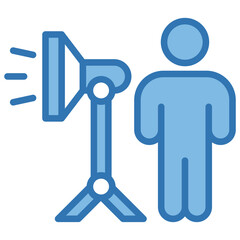 Studio Lighting Setup Icon