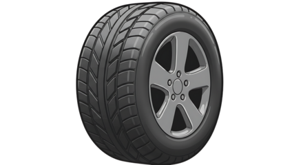 Car Tire Wheel Automobile Rubber