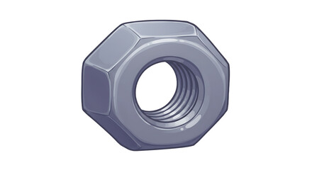 Metal Nut Illustration