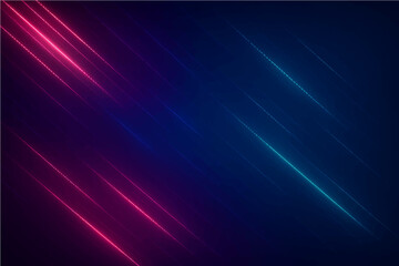 Abstract blue light laser space design with glowing lines and star patterns.