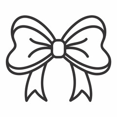 bow isolated on white