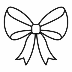 bow on a white background