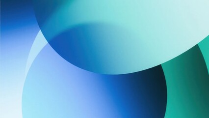 Abstract gradient of soft geometric shapes in cool tones, evoking harmony and tranquility