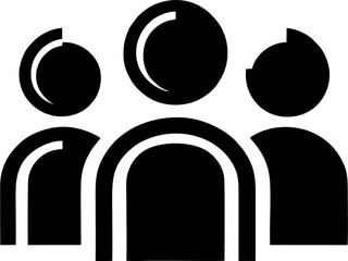  Abstract People Group Icon